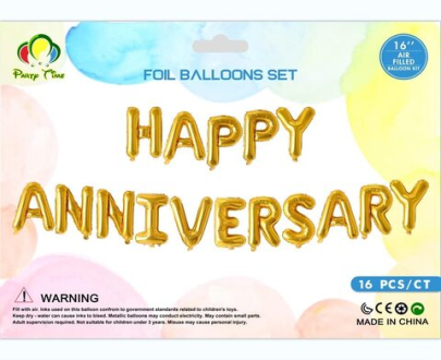 Anniversary Foil Banner